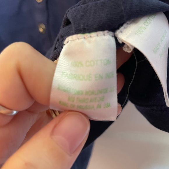 Lilly Pulitzer Essie Top in True Navy - Picture 5 of 5